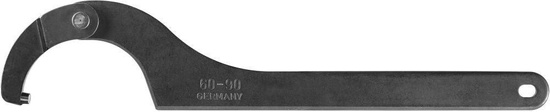 Klucz hakowy przegub. z czopem 6mm 60-90mm AMF
